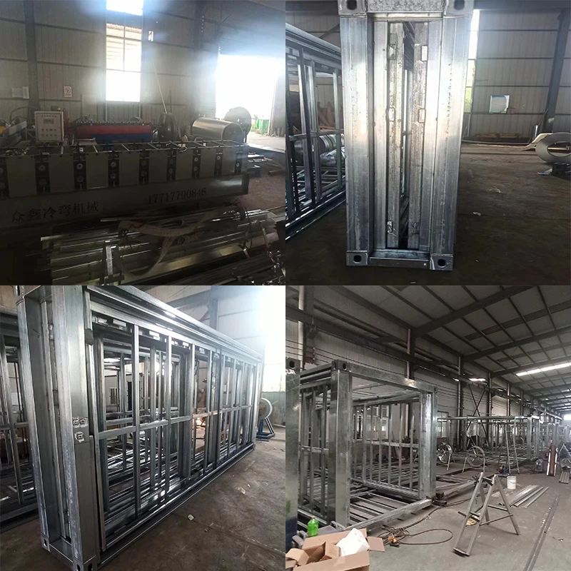 Giantsmade china factory second hand 2 units 20feet design container house poland