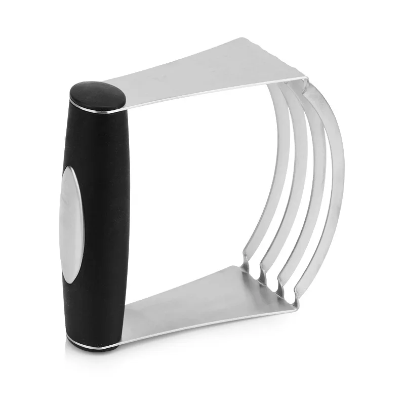 Good quality stainless steel pastry cutter dough blender with anti slip handle Oil level mixer