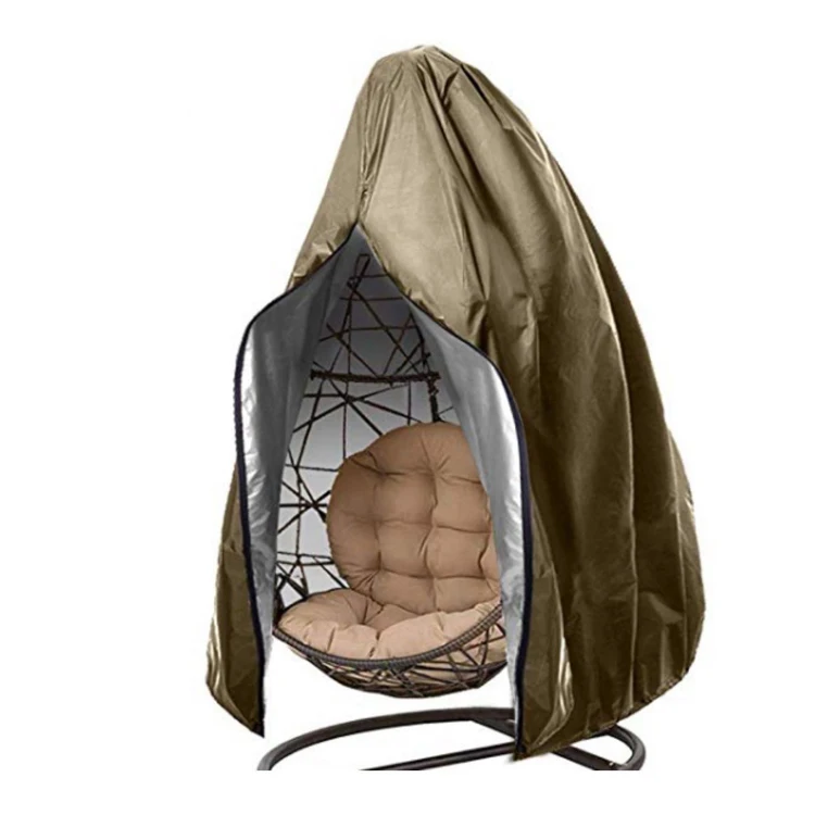 Чехол для уличного кресла в виде яйца из ткани Оксфорд, водонепроницаемый садовый чехол для подвесного кресла в виде яйца