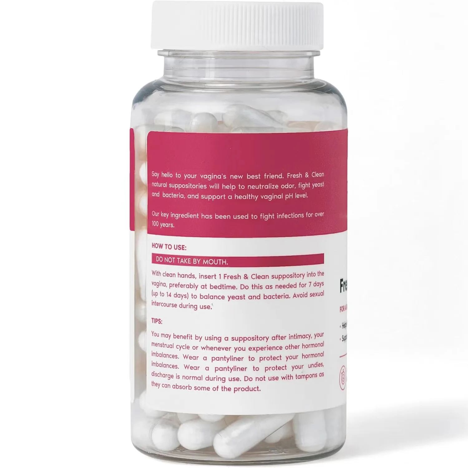 Tiktok hotselling Fresh and Clean pH Recovery Suppository - Natural health supports pH balance, odor control and comfort