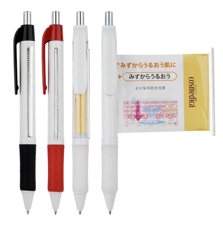 Factory Direct Sale Promotional Advertising Recycled Paper Roll Ballpoint Pen Plastic Flag Banner Pen