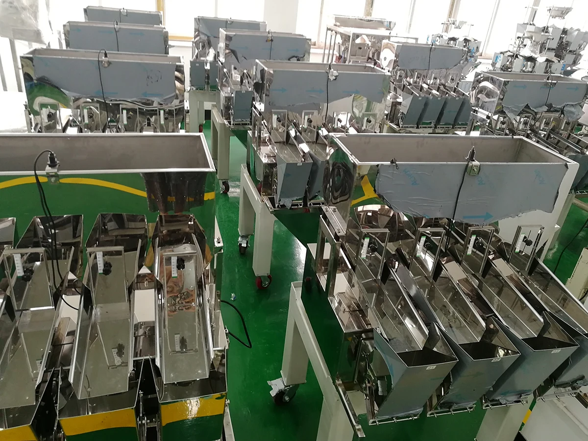 4 Heads Linear weigher beans weighing packing machine