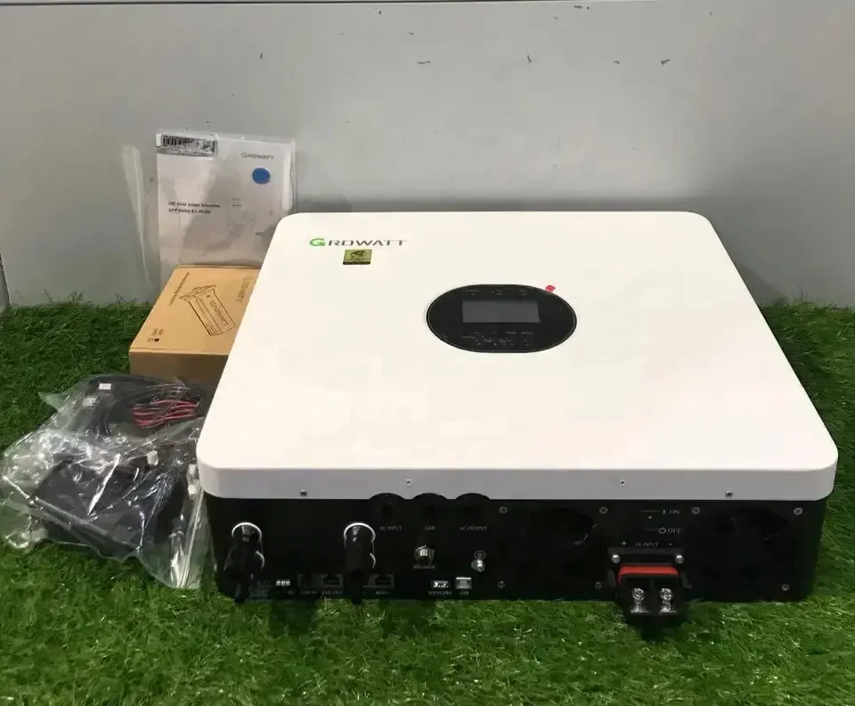 Growatt EU warehouse 6kw SPF6000ES SPF 6000 ES PLUS Single Phase off grid Pure sine wave mppt 6KVA 6000w solar inverter