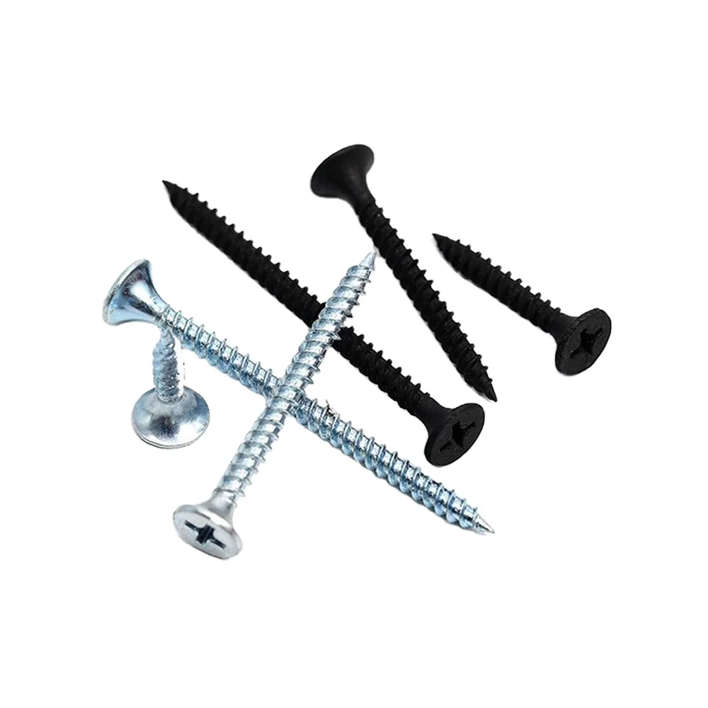 Zinc plated Drywall Screws Twist thread Fast attack speed fine thread bugle head dry wall screw