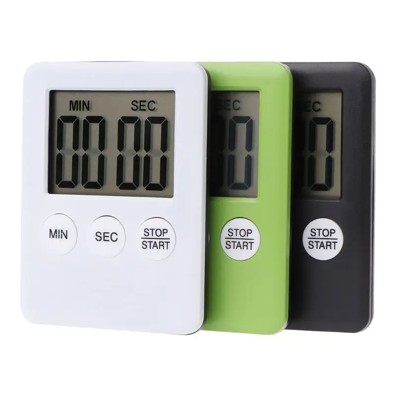Cheap promotion gifts digital countdown magnet LCD timer for promotion Mini magnetic digital kitchen timer