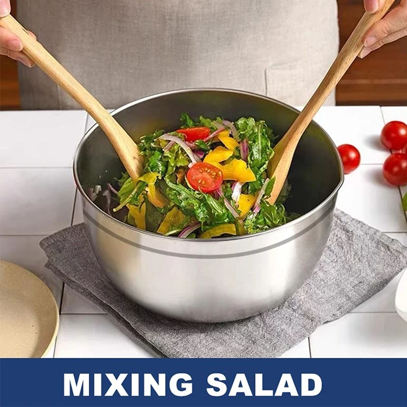 Draining Pasta Washing Vegetables Fruits Perforated Strainer Stainless Steel Colander Bowl Sets Containers Storage Baskets