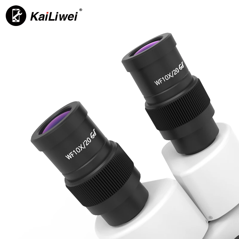 Kailiwei Optical 7X-45X Boom Stand Mobile Phone Trinocular Stereo zoom Microscope Electronic Repair Microscope low prices