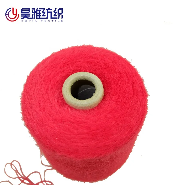 High quality super soft dyed fancy imitation mink fur nylon yarn for scarf