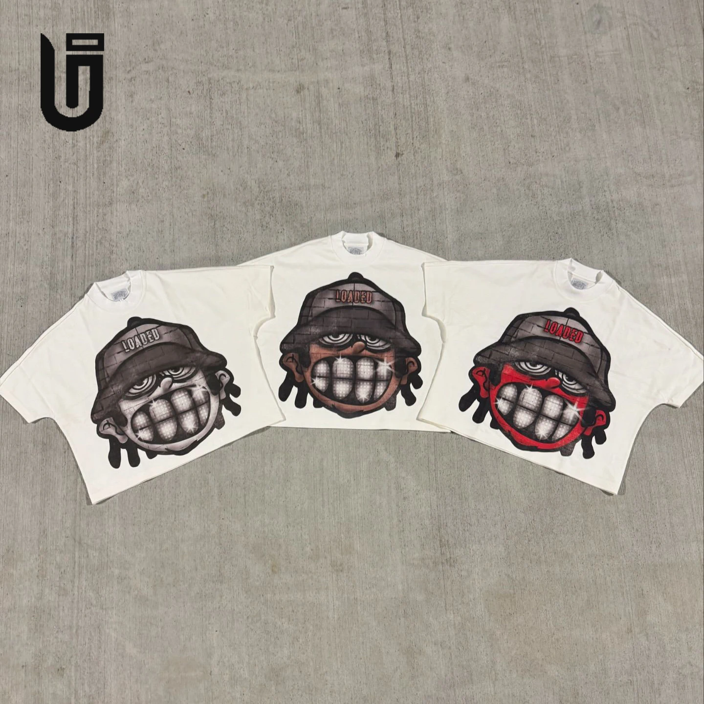 Y2k High Street Fashion Custom Large Picture DTG Prints Oversized Boxy T-Shirt with Digital Printing Mens Cropped Tshirt