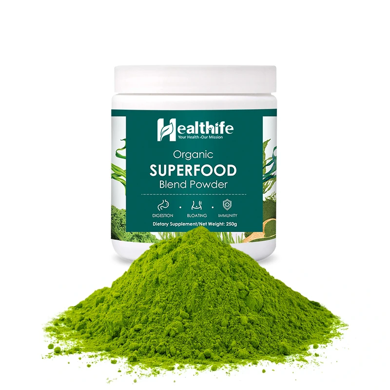 Healthife Supplements Super Food Mixed Greens Powder
