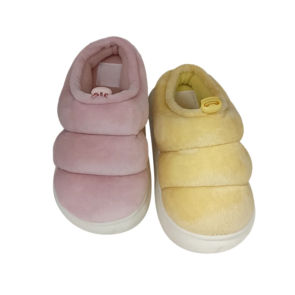 Processing Thick Soled Cotton Slippers Warm Home Winter Insulated Shoes