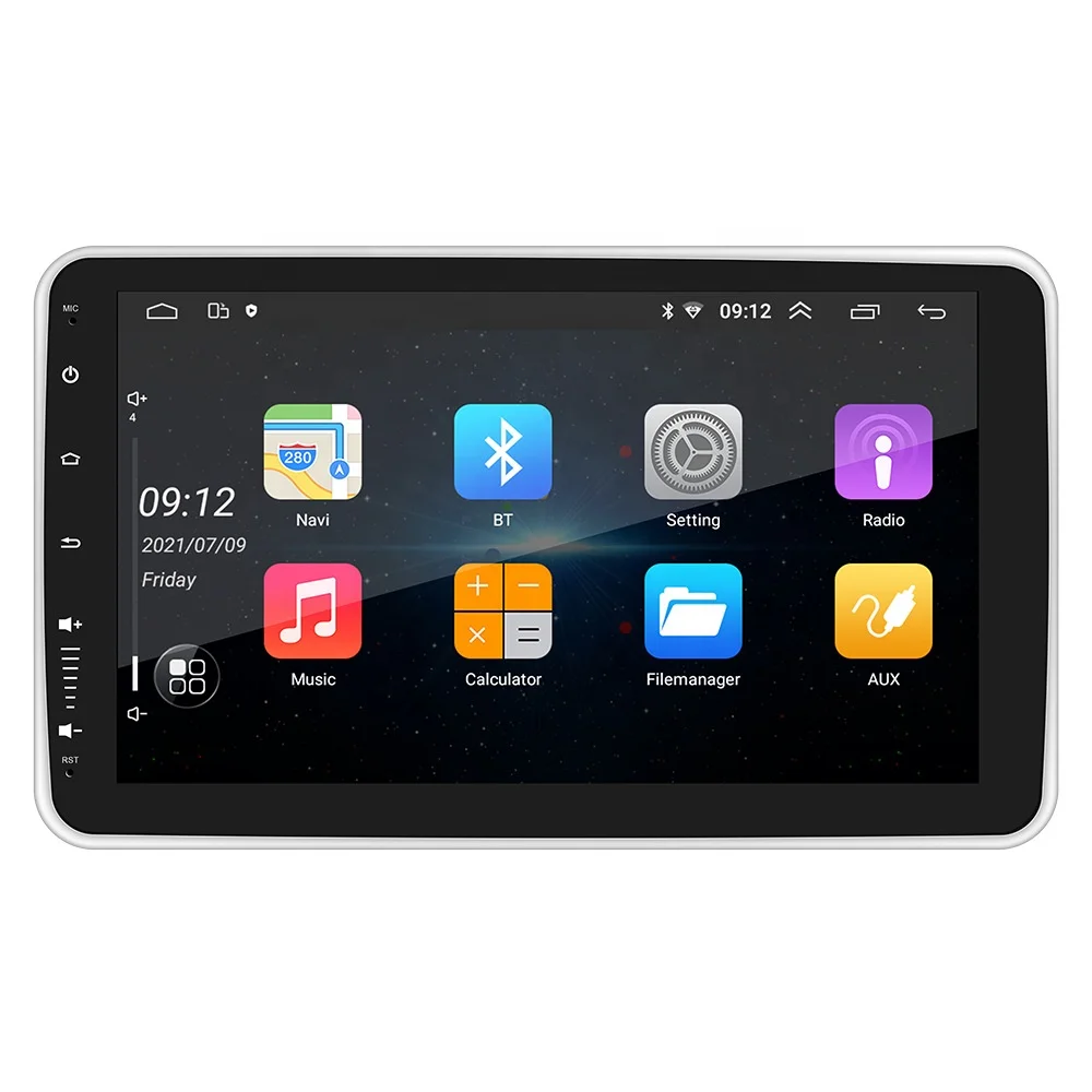 New universal Android 10.1inch rotatable car mp5 player car multimedia GPS navigation car radio dvd player