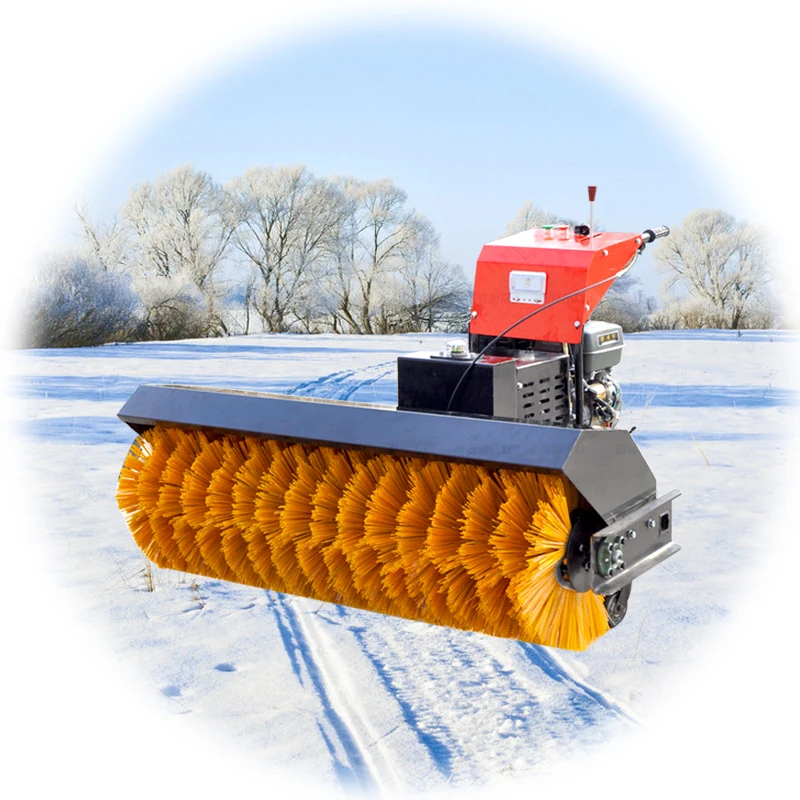 Multifunction Road Cleaning Hand Push Hydraulic Snow Cleaning Floor Snow Sweeper