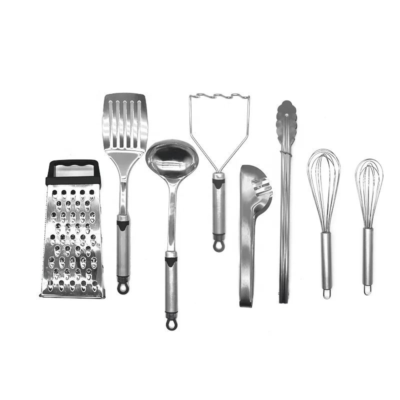 8 Piece Kitchen  Cooking Utensil Set Stainless Steel Kitchen cooking  Tool Set