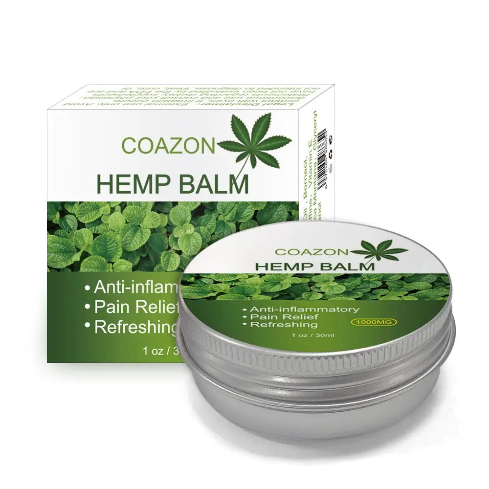 Private label 30g Natural Pain Relief Hemp extract CBD Balm