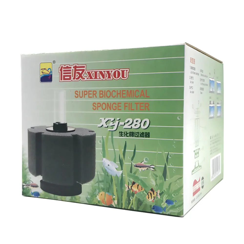 XY-280 Биохимический Губчатый Фильтр для аквариума