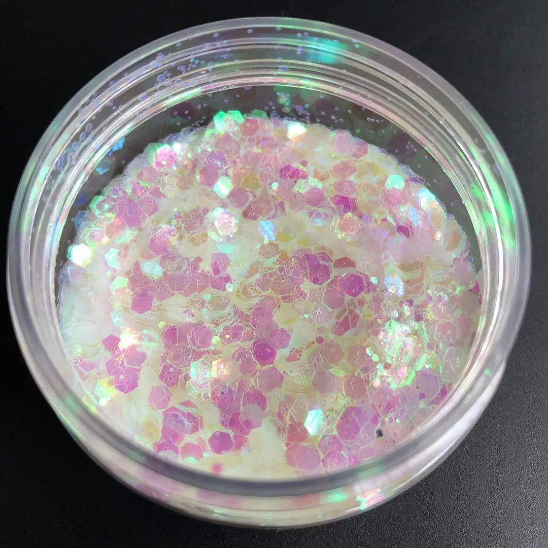 Shapes Glitter Mixed Sequin Nails Cosmetic Metallic Shapes Opal Epoxy Bulk Glitter