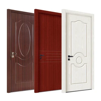 China wooden Door Factory Price Wholesale Waterproof Series Solid Spray Painted Door for Houses