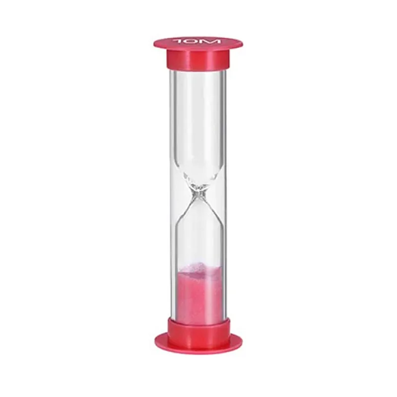 Wholesale 1 2 3 4 5 minute colorful plastic sand timer hourglass for kids toy and board game sand clock and dice