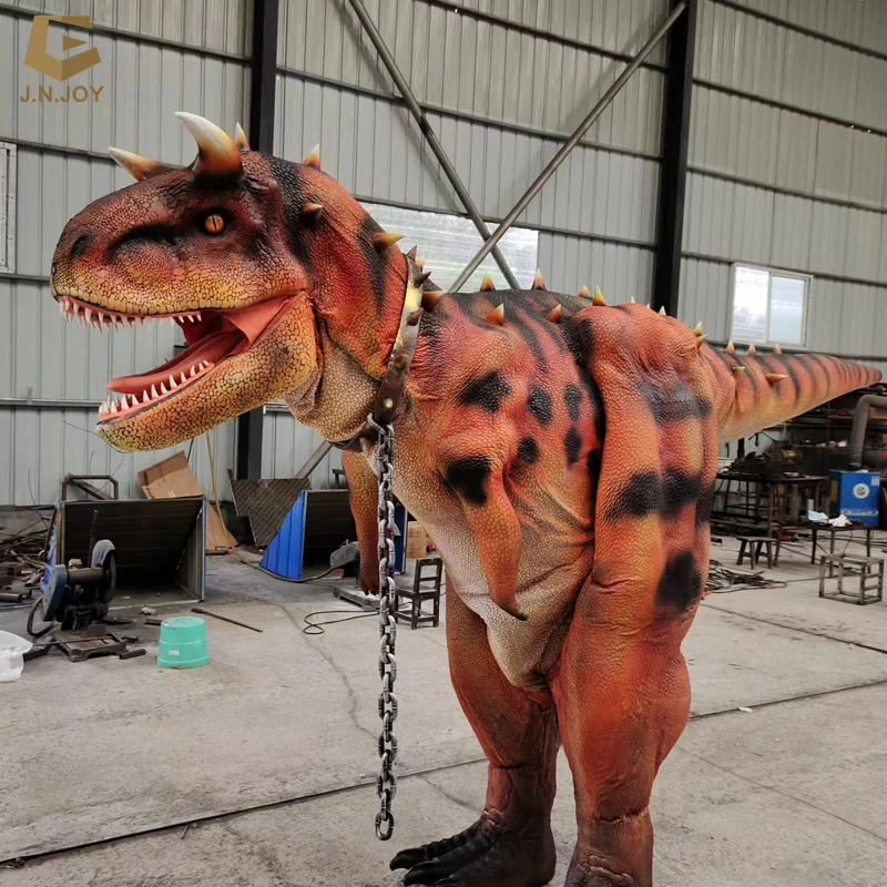 SGDC52 Lifelike Performance suit Realistic hidden legs Carnotaurus dinosaur costume for sale