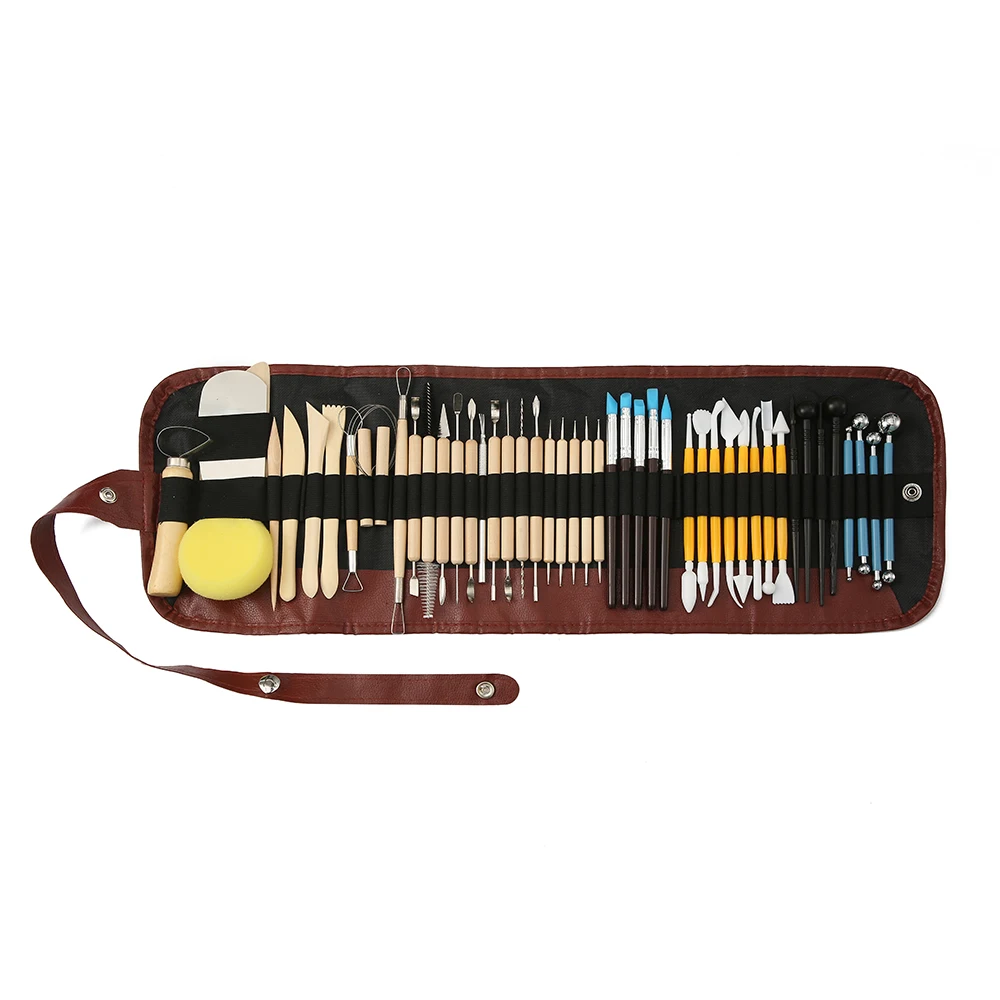 Ultimate Clay Crafting Kit 48 Tools for Pottery and Sculpture Polymer Clay Air Dry Clay Ceramic Art Supplies