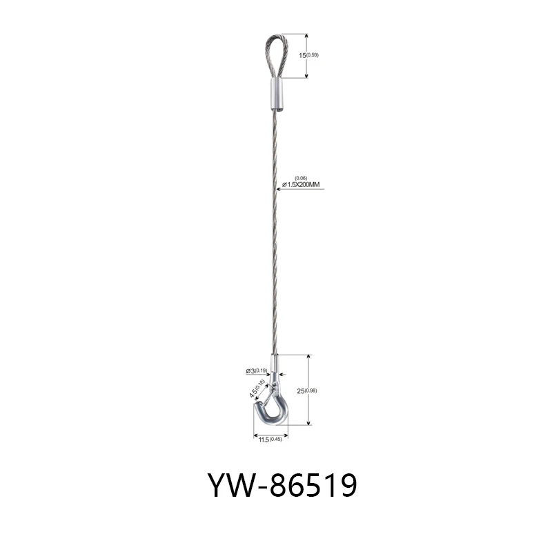 Нашнурок из нержавеющей стали