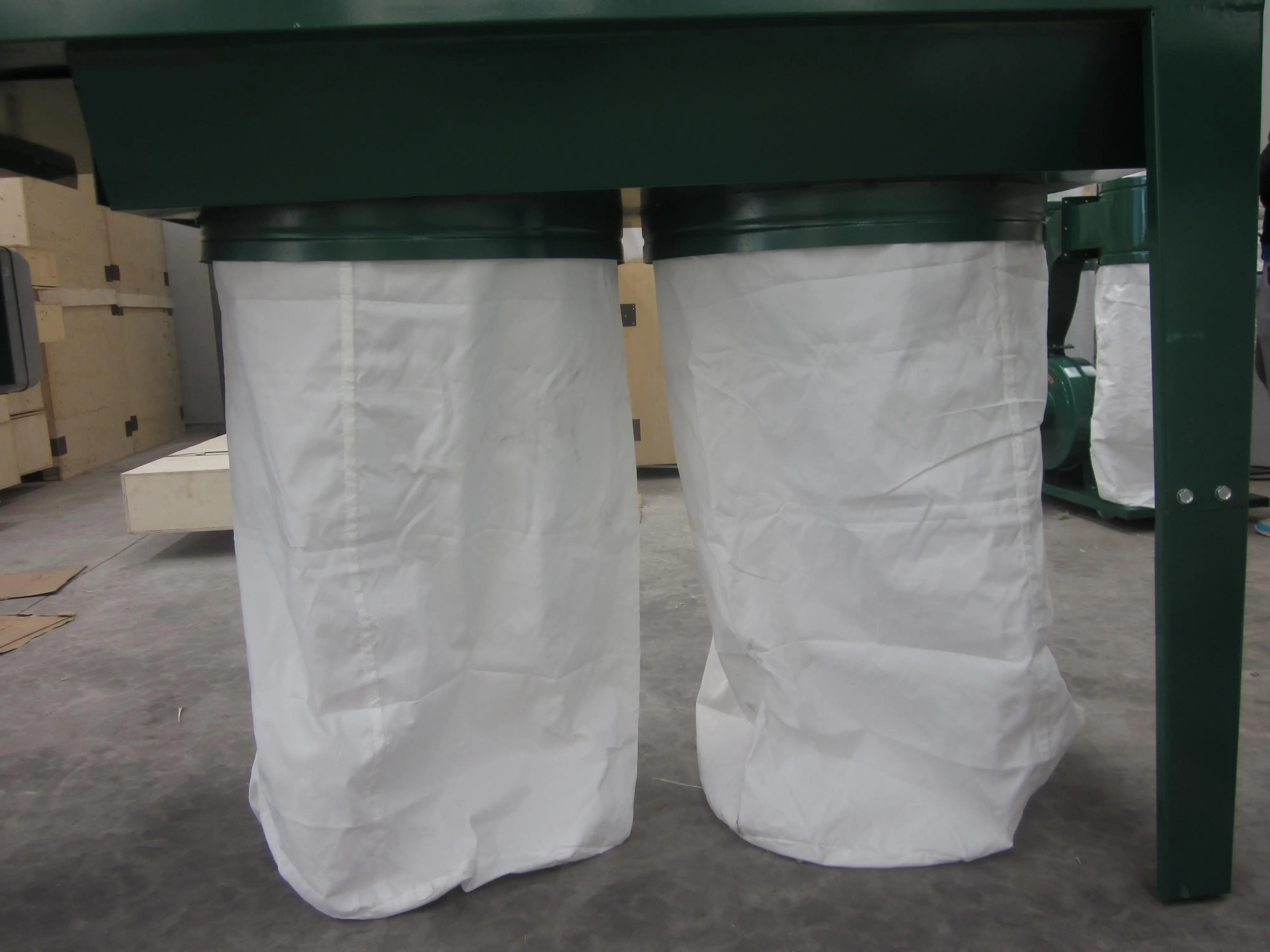 HOLZTECH 3KW Two Barrels Four BagsWood Vacuum Dust Collector Saw Dust Collector