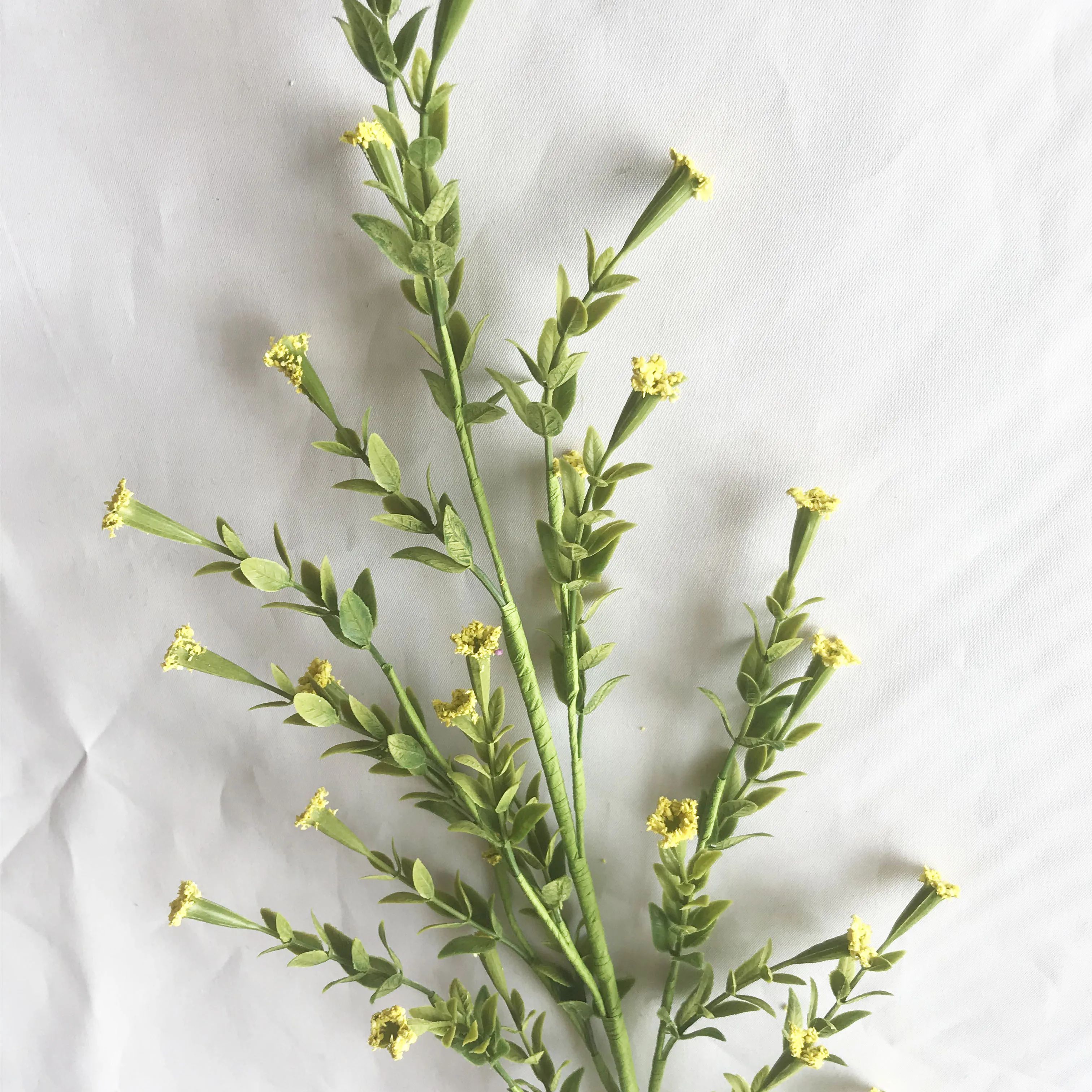 Wholesale Fashion Artificial Flowers decoracion flores secas navidad with plastic handmade wire for christmas flower ornaments