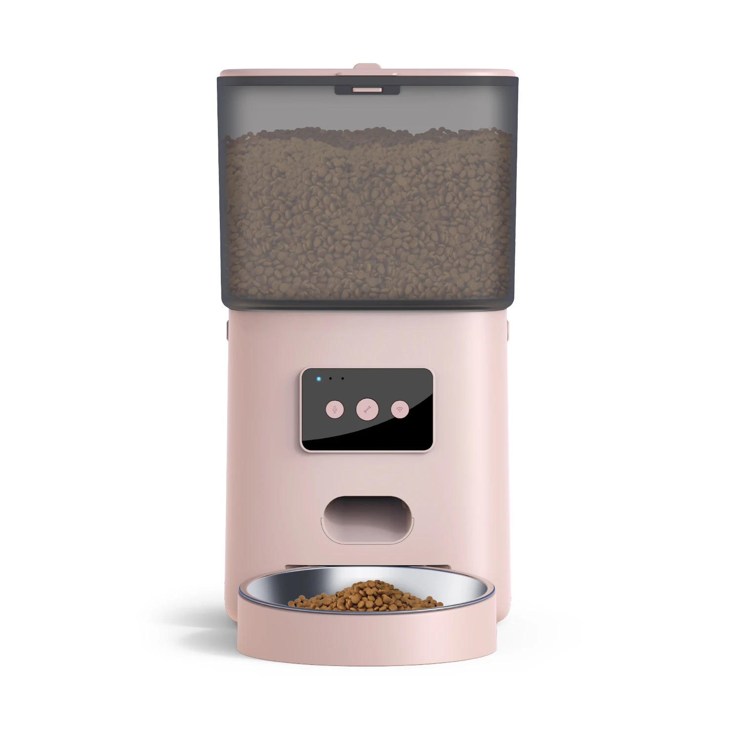 High quality app control food time feeding large capacity regularly 6L cat feeder smart automatic wifi pet feeder