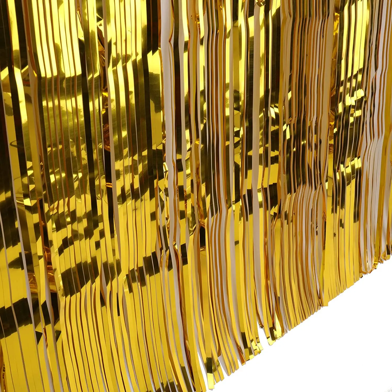 Настольная юбка с бахромой из металлической фольги праздничная настольная