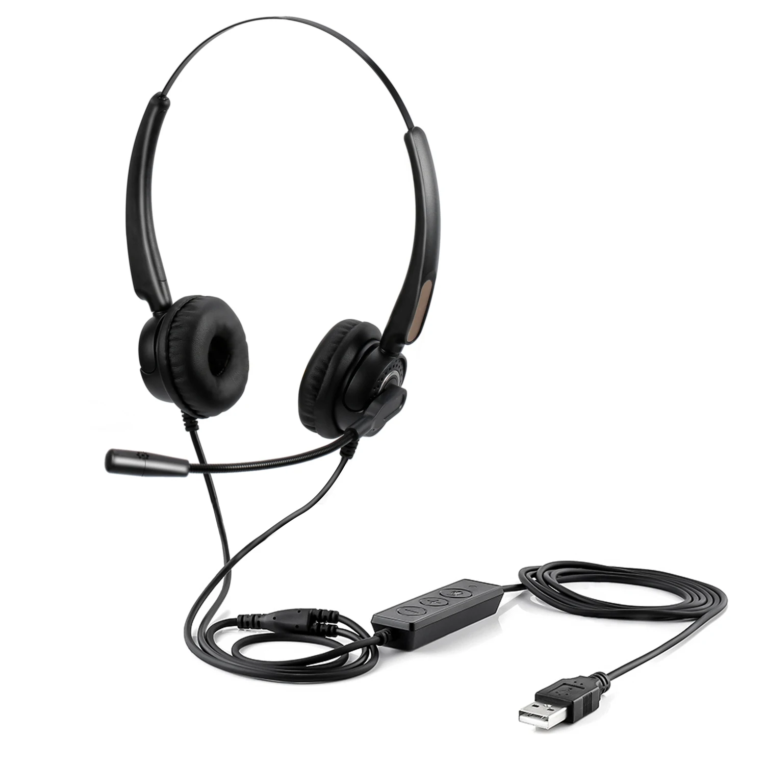 Колл-центр heardset usb-гарнитура для ноутбука skype Высококачественная