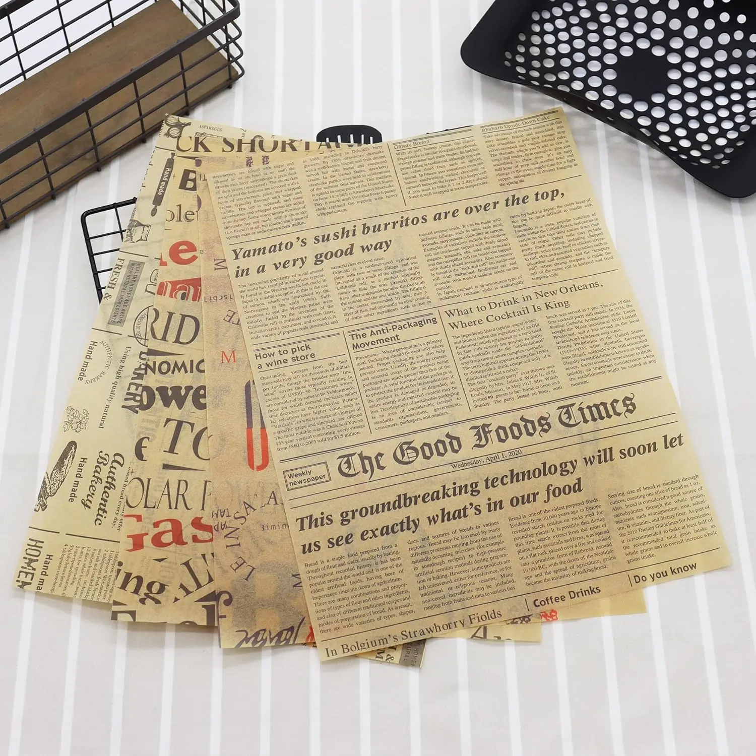 Fast Food Wrapping Packaging Hamburger Wrapper Burger Wrap Greaseproof Sandwich Coated Paper