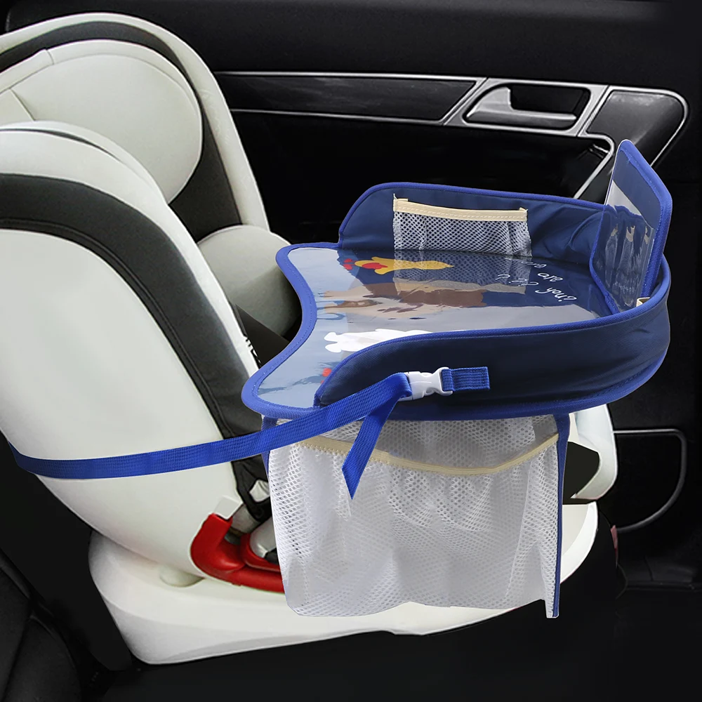 Shopify Sourcing Agent 2024 Waterproof Car Seat Tray Safety Seat Play Table Storage Toys Cup Holder For Children Travel