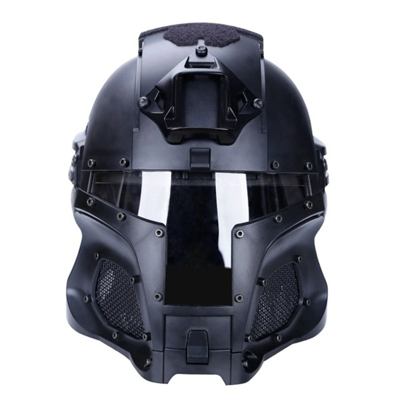 
2019 New Tactical Military Ballistic Duck Helmet Mask Hunting Shroud Transfer Base Outdoor Army Combat Airsoft Paintball 