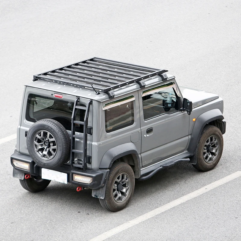maiker manufacturer Offroad car Aluminum Roof Racks rail 4x4 Accessories top Luggage carrier for Suzuki jimny 2019+ JB64 jb74
