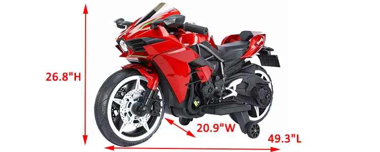 JXB Children Motorcycle 3 Wheel Baby Electric With Battery For Kids 12 Years Old