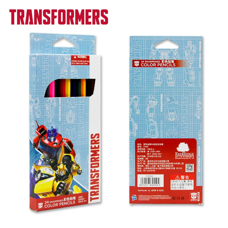 wholesale 24 color natural wooden pencils set for kids study and painting