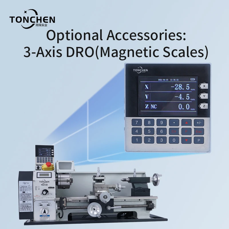 TC2140 Multifunction Brushless Motor Mini Manual Metal Lathe Machine Price