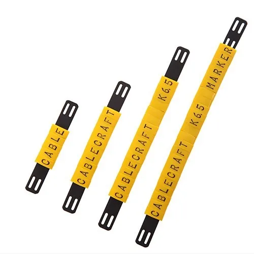 Cable Marker Strip MS-65 MS-90 MS-130 MS-135 MS-180 Black Color Pack Of 100