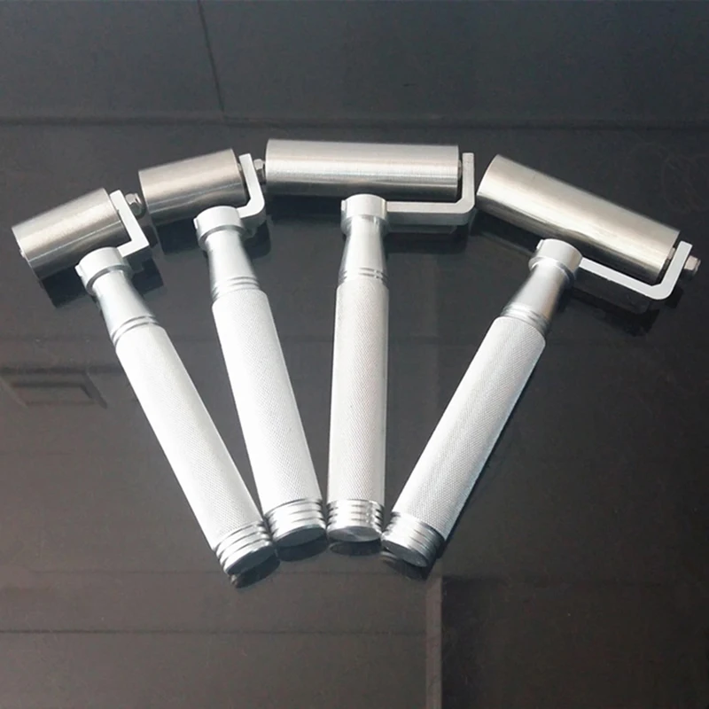 Flat Angle Pressure DIY Wall Covering Wallpaper Construction Tools Seam Flat Roller Stainless Roller Too