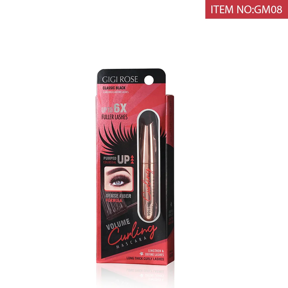 GIGIROSE Non-Blooming Mineral Cream Mascara Eyeliner Pen Set Long Curling Thick Glue Pen with Labeling Wholesale