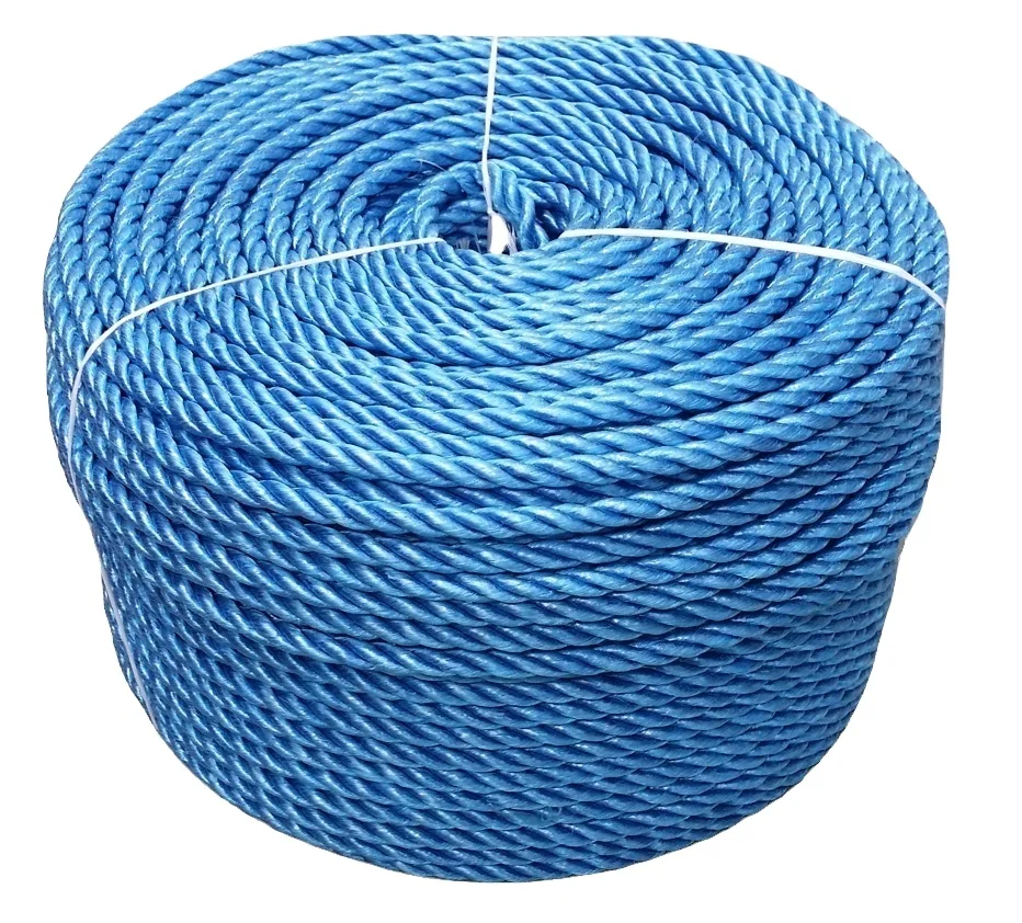 100% Blue PP Polypropynene 8mm x 30M 220M Tarpaulins General Use Rope