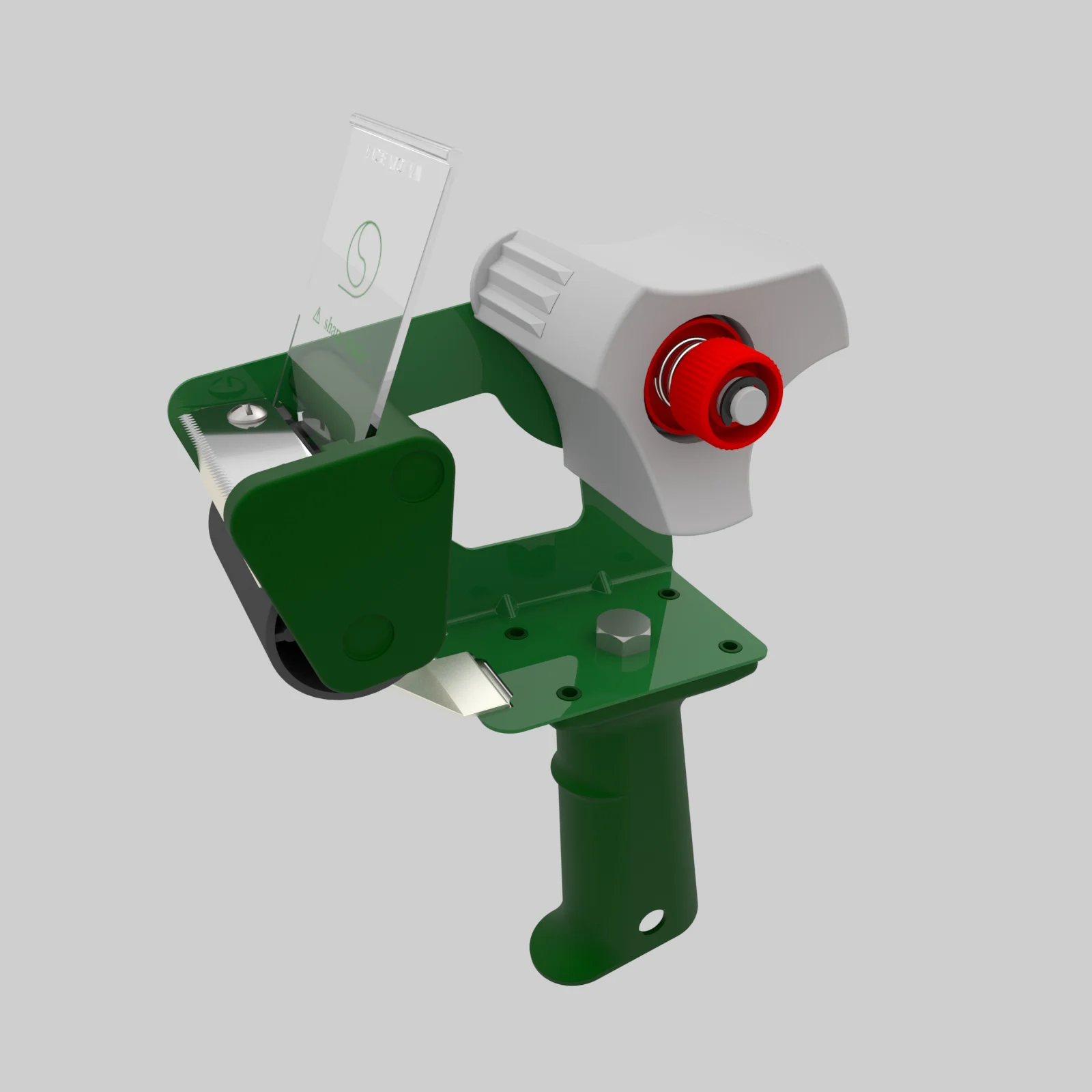 Дозатор ленты для пистолета с подвижным ножом, металлический упаковочный пистолет 48/50 мм/2 дюйма/2 дюйма