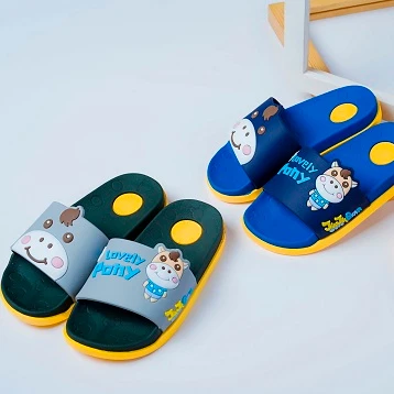 
Popular New Comfortable Cute PVC Children Slippers for Boys 