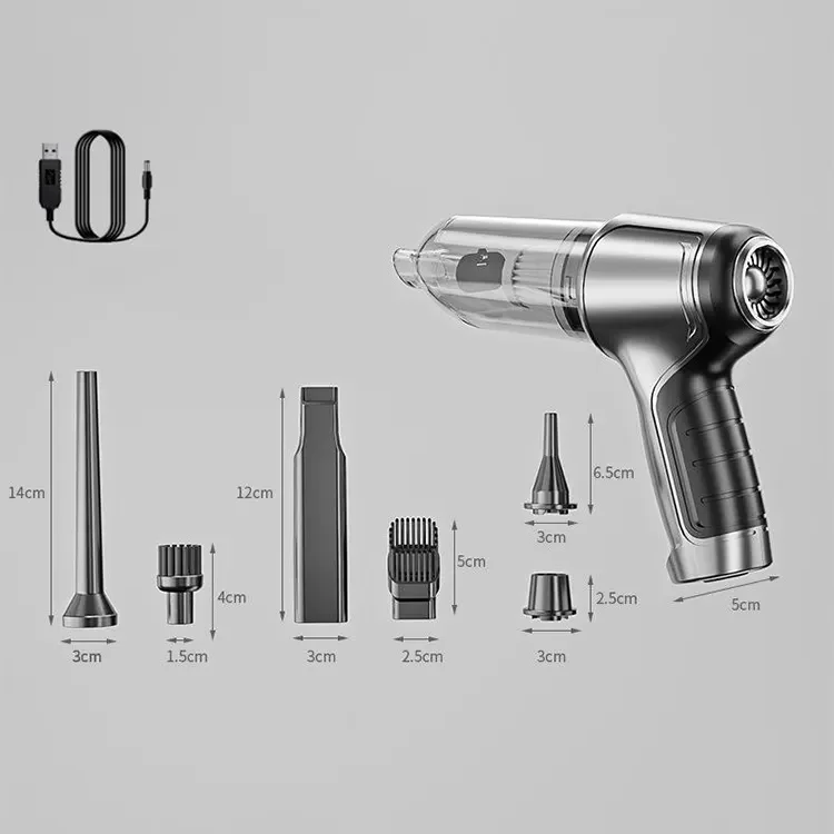 Portable Wireless Handheld Dust Blower Integrated Suction And Blowing Car Vacuum Cleaner