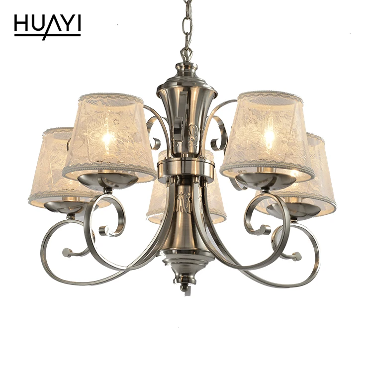 HUAYI European Modern Indoor Artistic Hanging Lights Chandelier E26 E27 Bedroom Living Room LED Pendant Light