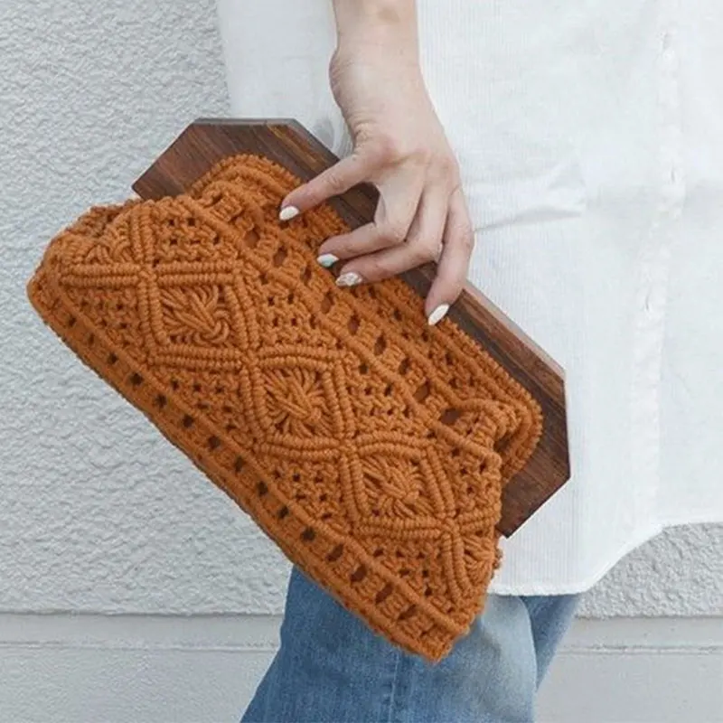 Bag Frame Wood Handle Wooden Bags Closure Kiss Clasp Purse Frames Lock Buckles DIY Accessories For Handbags