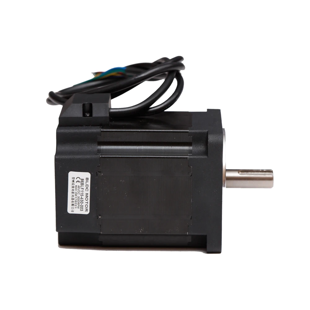 customized NEMA34 86mm high power 48V 3000rpm Brushless DC Motor with driver