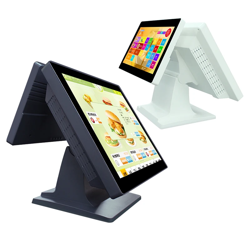 BVS настраивает 15-дюймовую систему POS WIN10 11 сенсорный двойной экран Wi-Fi все в одном другом POS-автомате кассовый аппарат