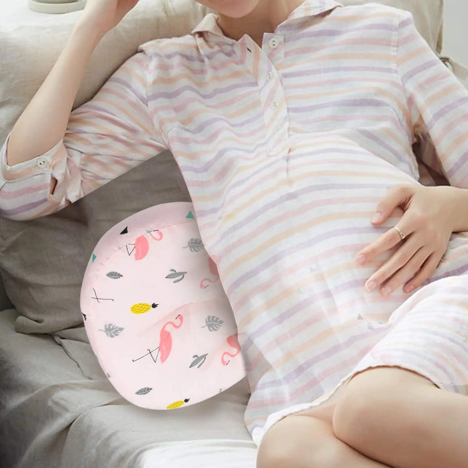 Side Sleeper Maternity Belly Support Pillows Double Wedge for Both Bump and Back Best Pregnant Mom Gift